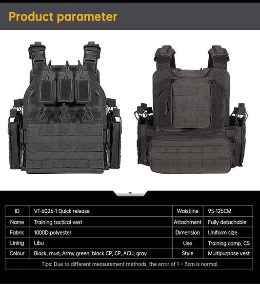 TactiFlex Quick-Deploy Tactical Training Vest