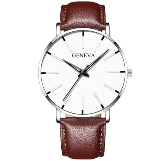 Minimalist Ultra-Thin Men's Quartz Watch