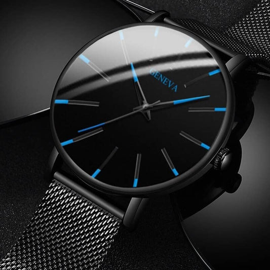 Minimalist Ultra-Thin Men's Quartz Watch