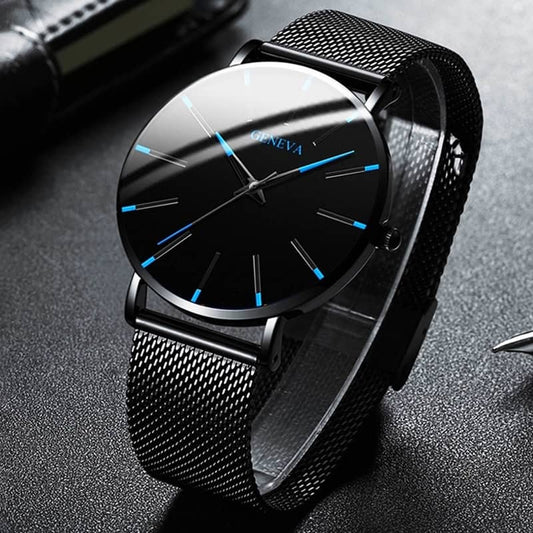 Minimalist Ultra-Thin Men's Quartz Watch