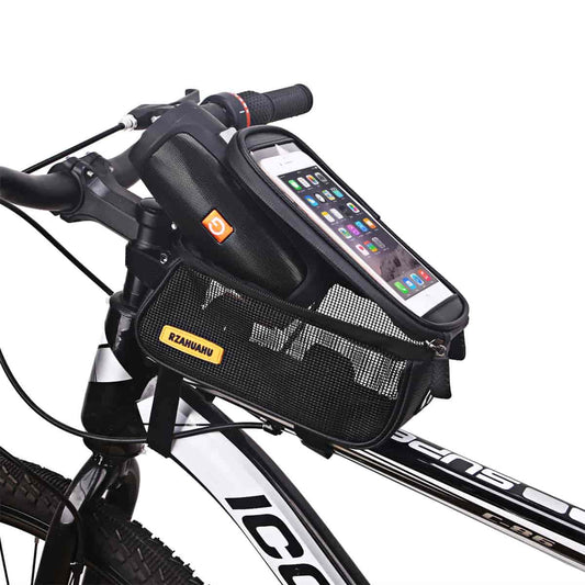 RideSmart Front Bike Bag with Phone and Audio Holder