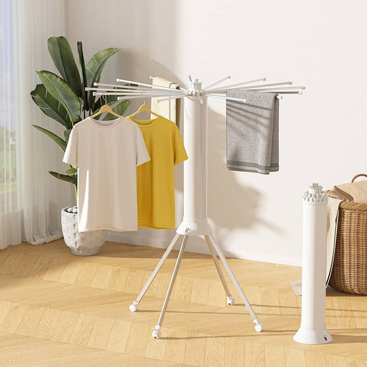 Tripod folding drying rack